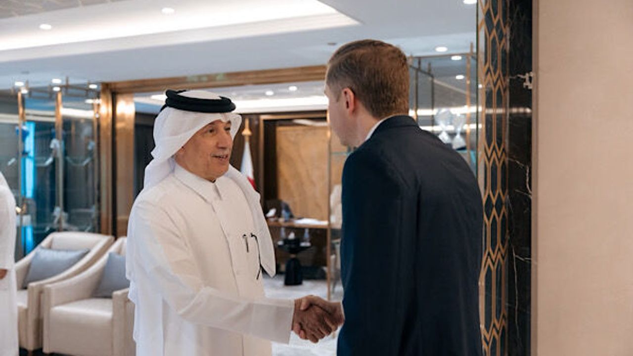 Al Muraikhi, Belarus Büyükelçiliği Geçici Maslahatgüzarı Malafei’ye veda etti