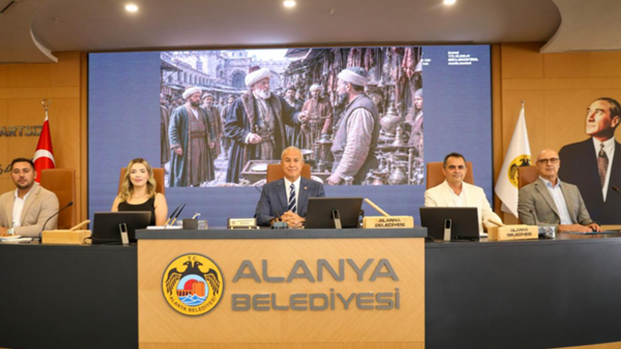 Alanya Belediyesi eylül ayı meclis toplantısı yapıldı